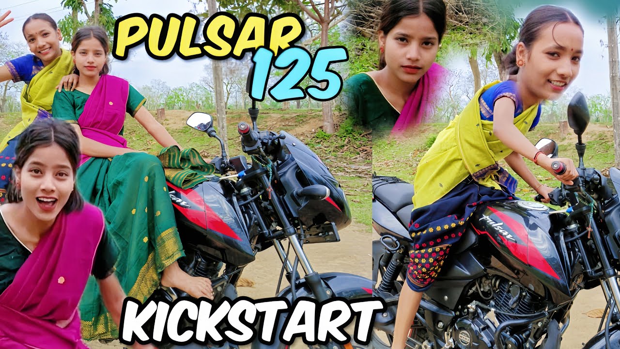 Barefoot Kickstart Pulsar 125 First Time With Sister