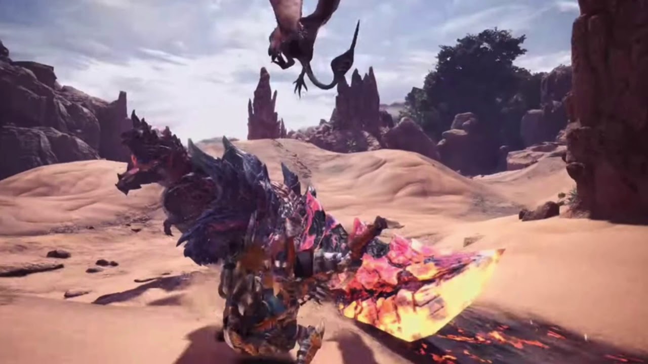 【MHW:I】灼熱の刃 ディノバルド戦闘BGM MHWIBver. Monster Hunter ICEBORNE Glavenus