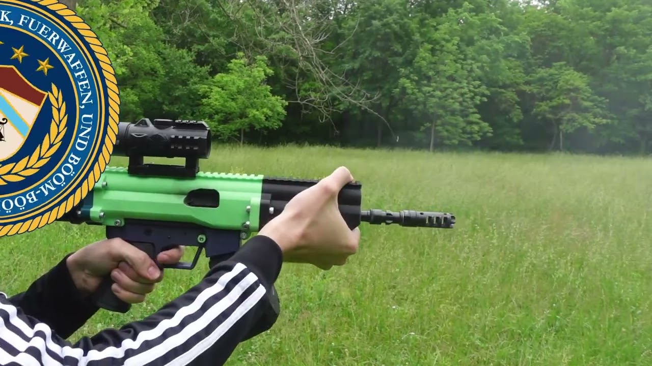 3D Printed MP5 Drum Mag Dump
