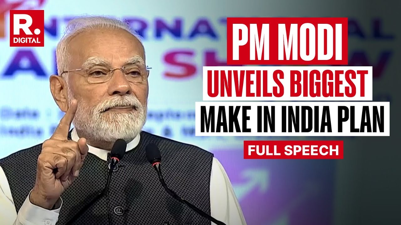 PM Modi Reveals Biggest 'Make In India' Plan at UP International Trade Show | Full Speech