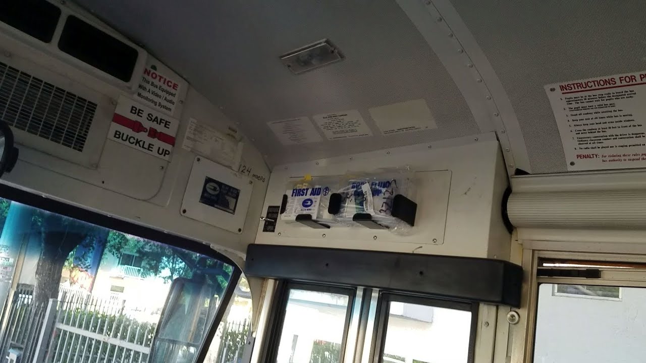 Miami Dade District School Bus BlueBird Vision 2013 PM route #32123