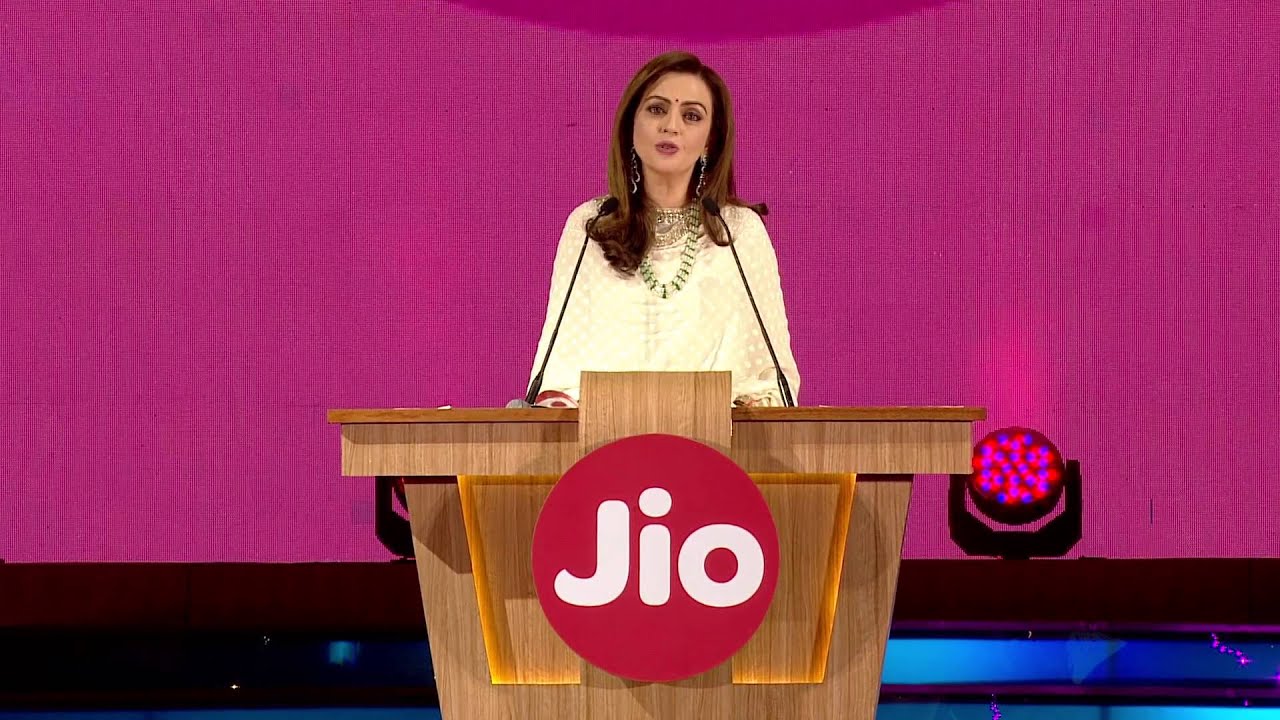 Nita Ambani at Reliance Jio Employee Launch | #CelebratingJio