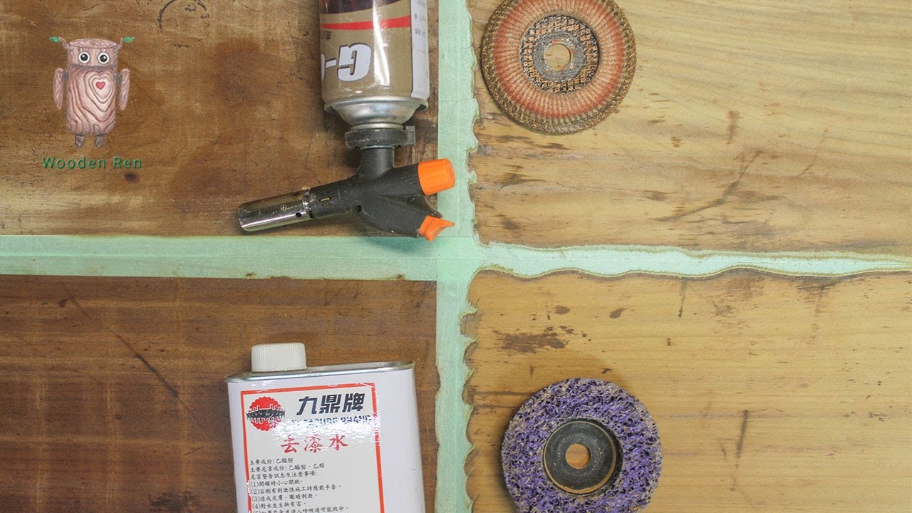 DIY Советы по деревообработке | Пять способов покраски | Пять способов удаления краски # 028