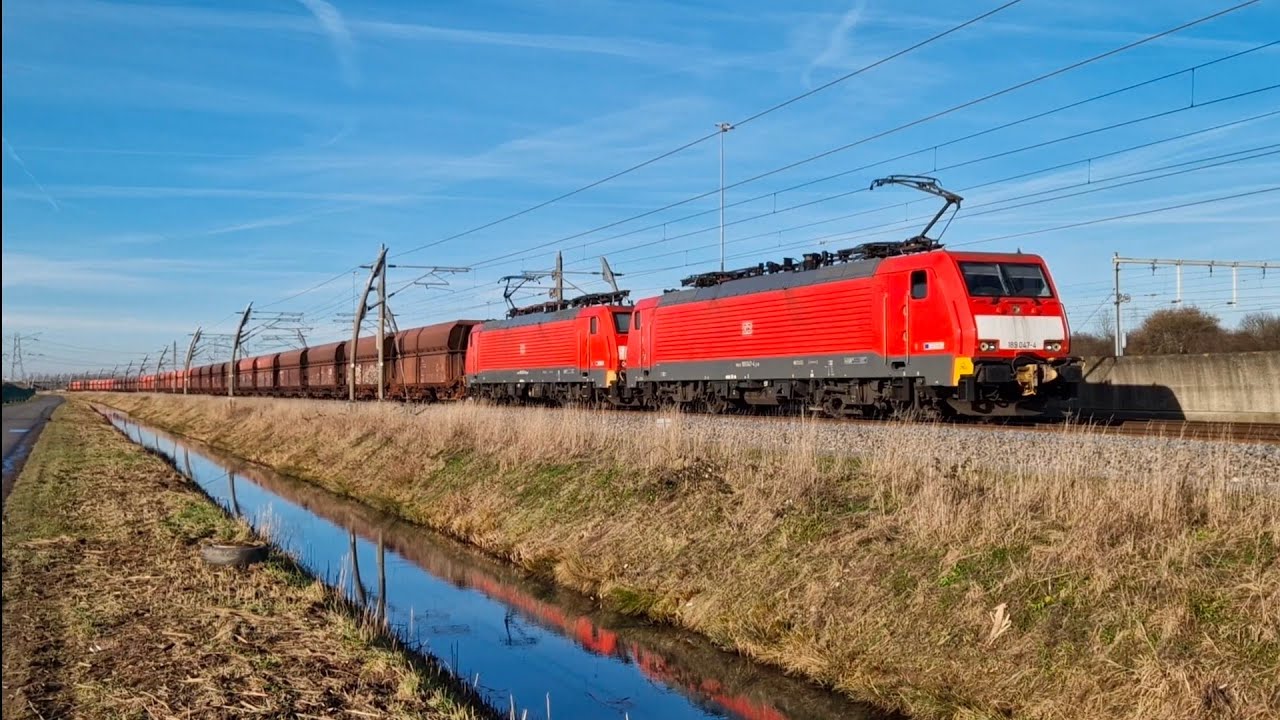 Zonnig weekend met veel afwisseling op de Betuweroute bij Valburg. 16, 17 en 18 januari 2026. 