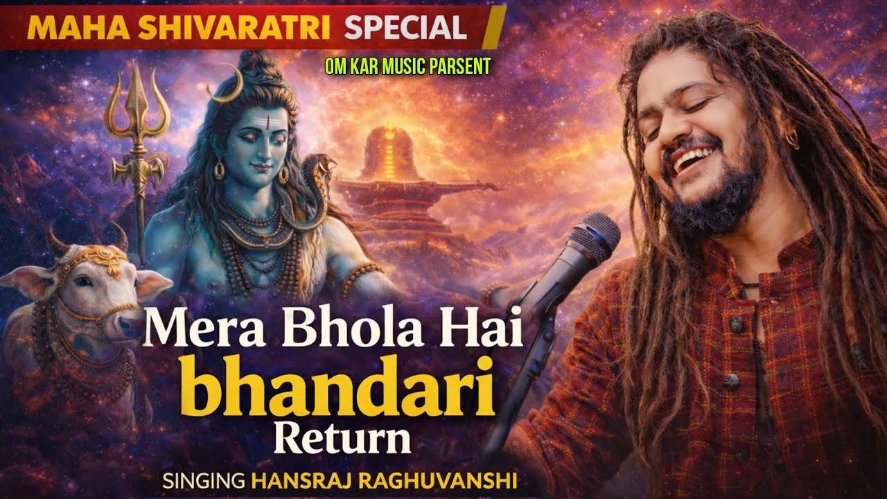 MERA BHOLA HAI BHANDARI RETURN, HANSRAJ RAGHUWANSHI MAHA SHIVARATRI SPESIAL 🔥