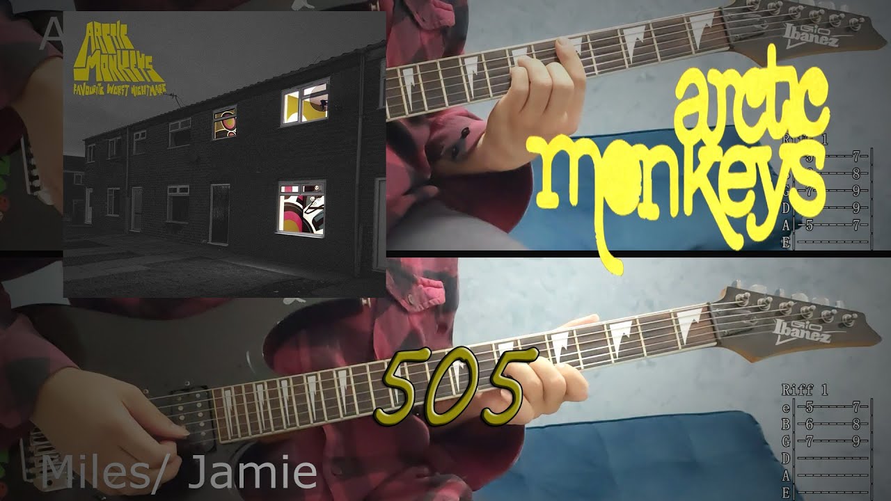 505 - Arctic Monkeys (Tab pdf Tutorial Cover)