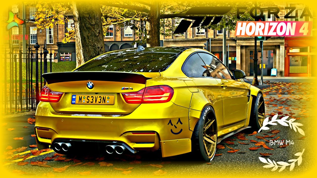 Forza Horizon 4 - BMW M4 COUPE 2014 GAMEPLAY. TEST DRIVE, STOCK, CUSTOMIZATION, SPEED, EXHAUST SOUND