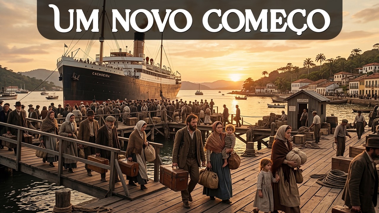 Imigração para o Brasil | 1880–1930 (Reconstrução com IA)