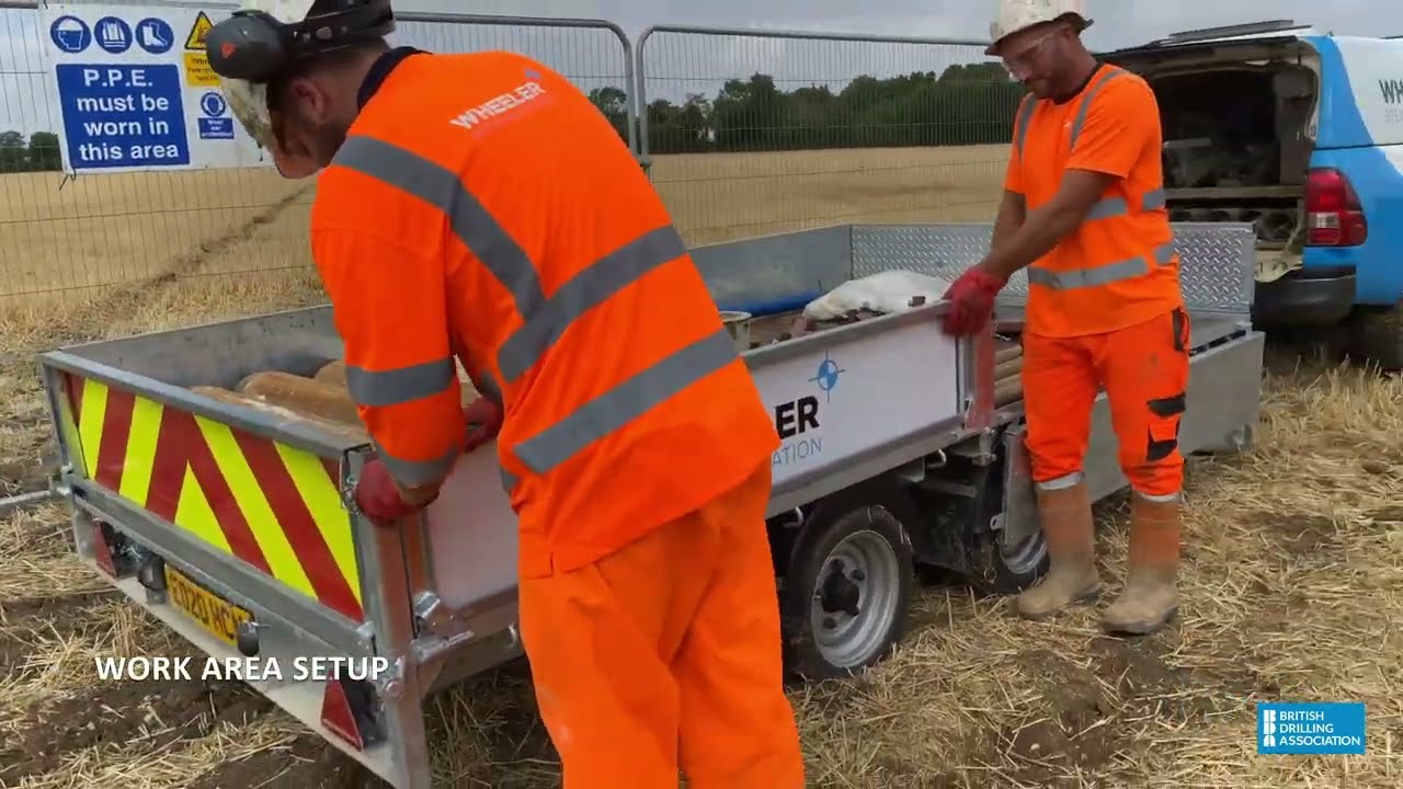 BDA Guide to Land Drilling Site Setups - Part 3 Cable Percussion Unloading, Tracking and Setup