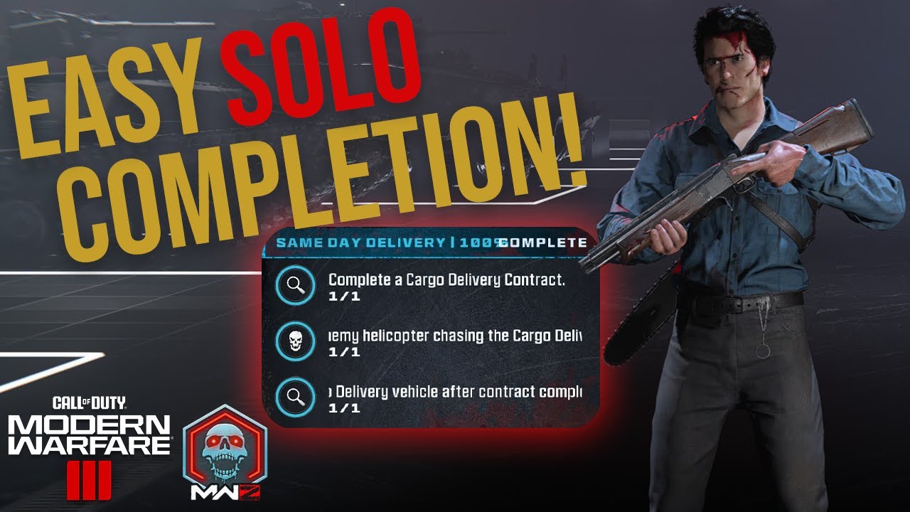 EASY Tier 1 Same Day Delivery Mission Completion for Act 2 | Call of Duty MW3 Zombies
