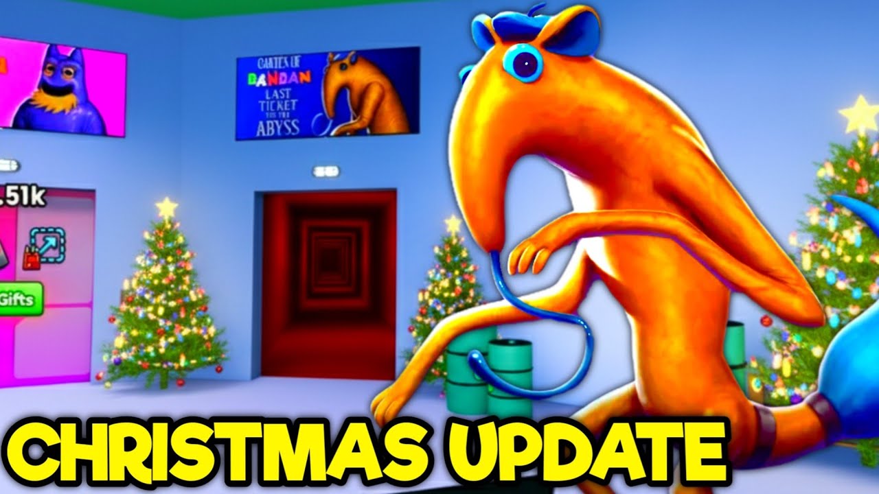 Garten of Banban 9 RP X - NEW CHRISTMAS UPDATE and NEW LIGHT EFFECTS 🎮 GAMEPLAY (Fangame)