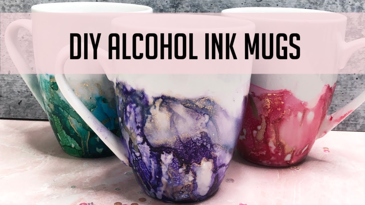 How to make your own Alcohol Ink Mugs: Brighten up your morning coffee