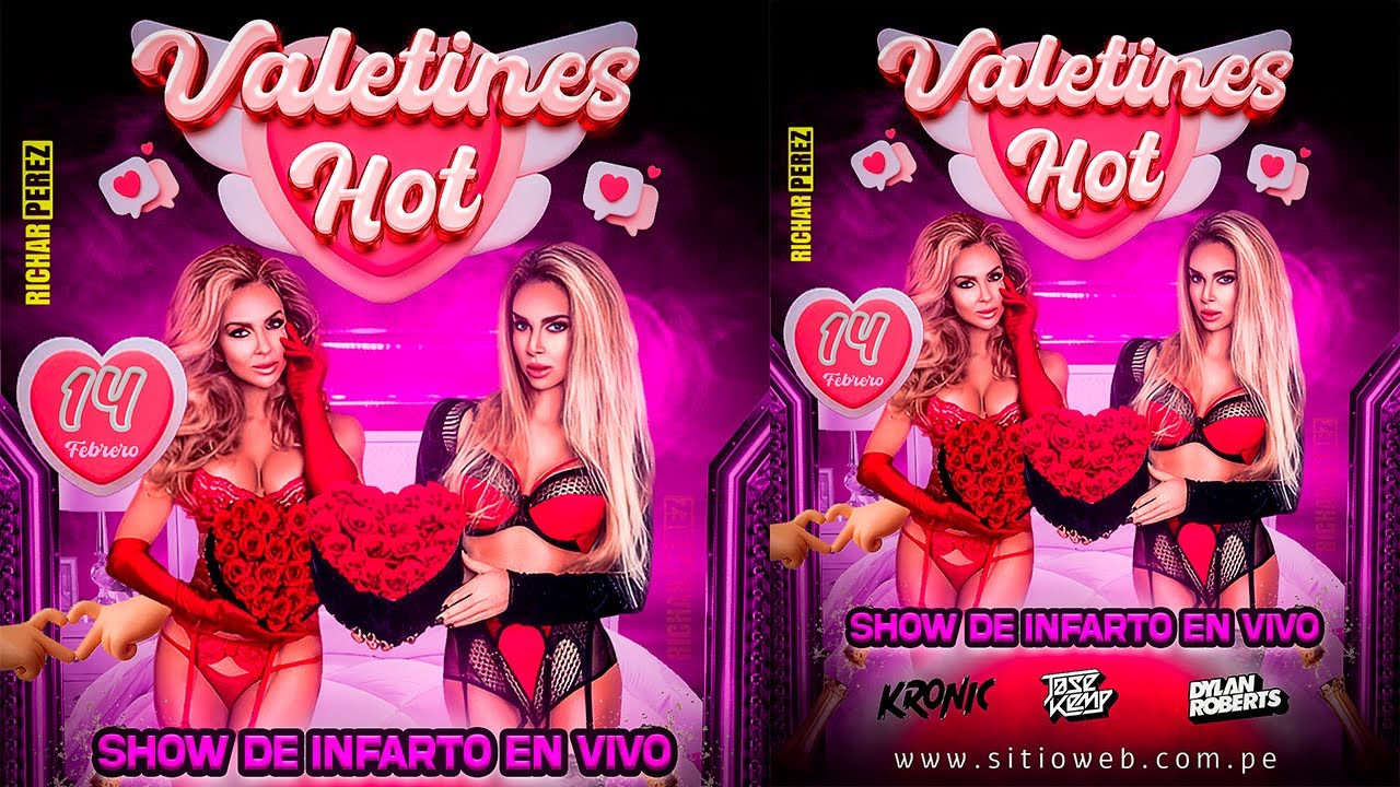 Crea Diseños para una Fiesta de San Valentín con Photoshop EDITABLE DE REGALO