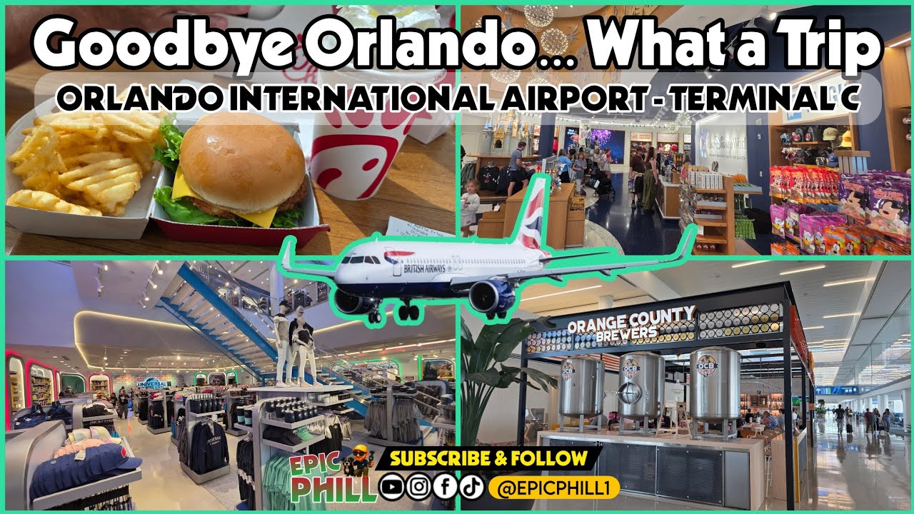 Orlando Travel Day Villatel Pool area Terminal C Orlando International Airport