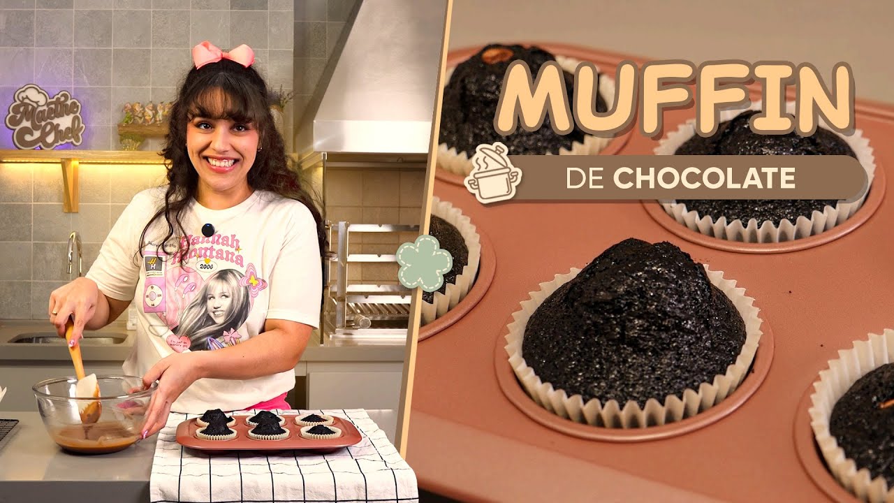 Muffin de Chocolate - Especial de Páscoa  - Maethe Chef