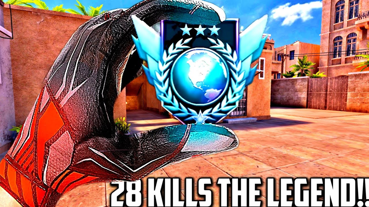 PEGUEI THE LEGEND FAZENDO 28KILLS SOLO | ROG PHONE 6 165 FPS - STANDOFF 2