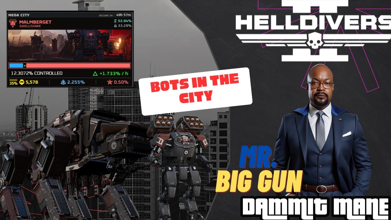 🤖🔫👀🔴MEGA CITY BOT TACTICS! | WHATS NEXT?? | Helldivers 2   |