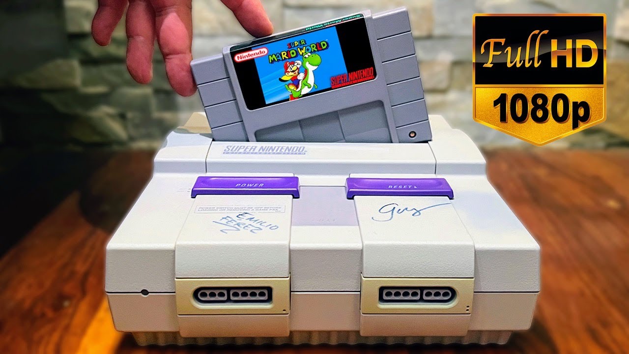 Así es JUGAR SUPER NINTENDO en 1080p FULL HD 😱😂