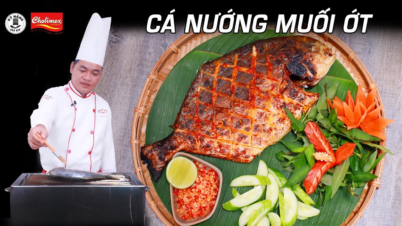 Cách ướp cá nướng - Cá nướng muối ớt rất ngon và dễ làm - Dạy nấu ăn | Kỹ Năng Vào Bếp