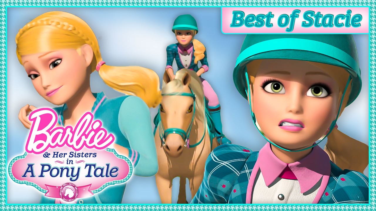Best Stacie Moments | Barbie & Her Sisters In A Pony Tale | Compilation