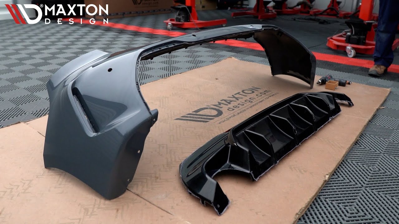 MAXTON DESIGN - BMW M135i F40 rear valance assembly instruction #Maxtonized