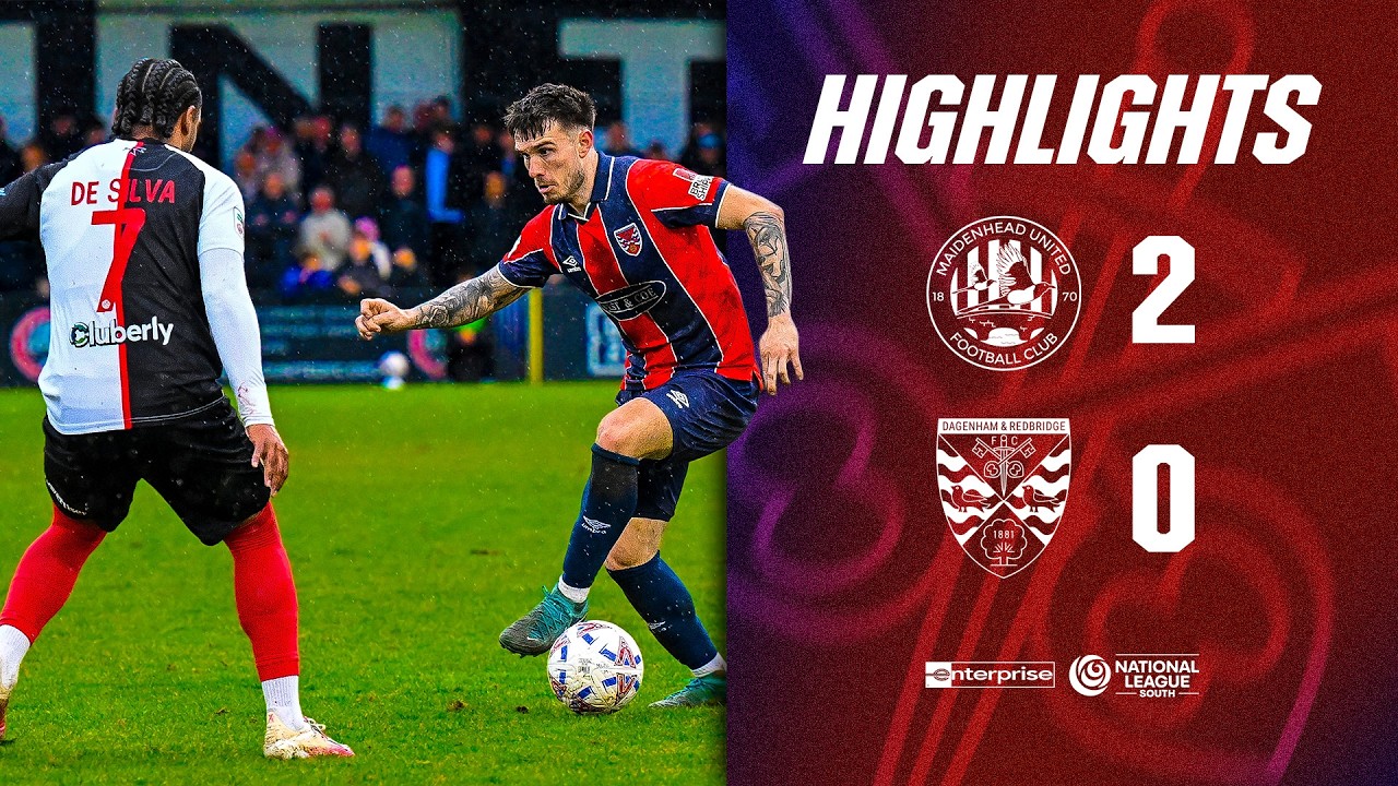 Обзор матча | Мейденхед Юнайтед 2-0 Даггерс | Enterprise NLS