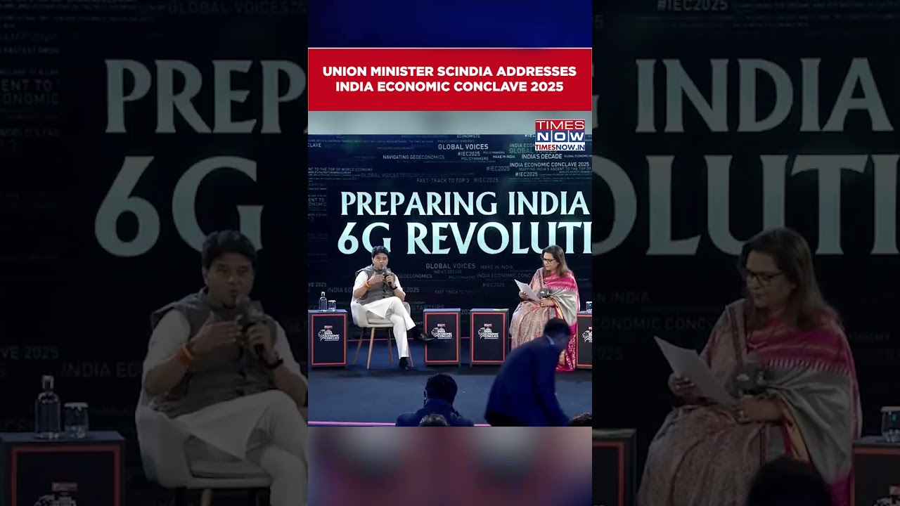 India Economic Conclave 2025: Union Minister Jyotiraditya Scindia Addresses IEC | Watch #shorts