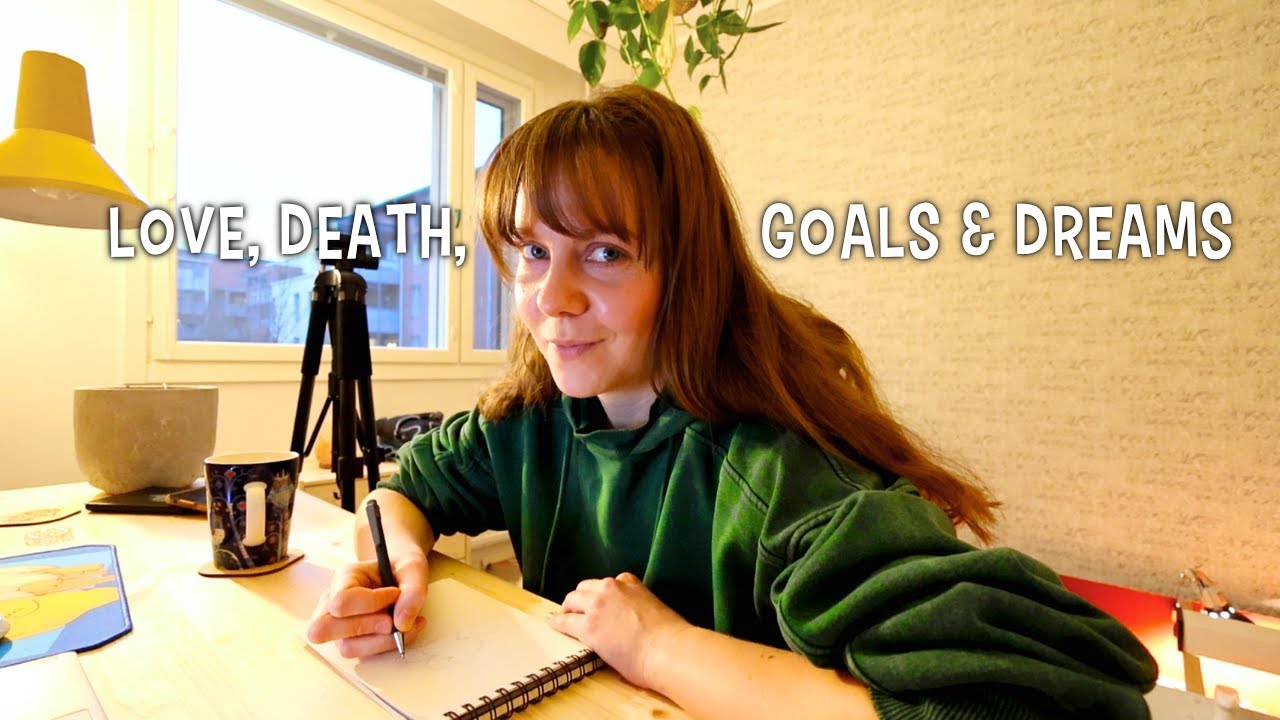 Drawing Christmas cards and gossiping