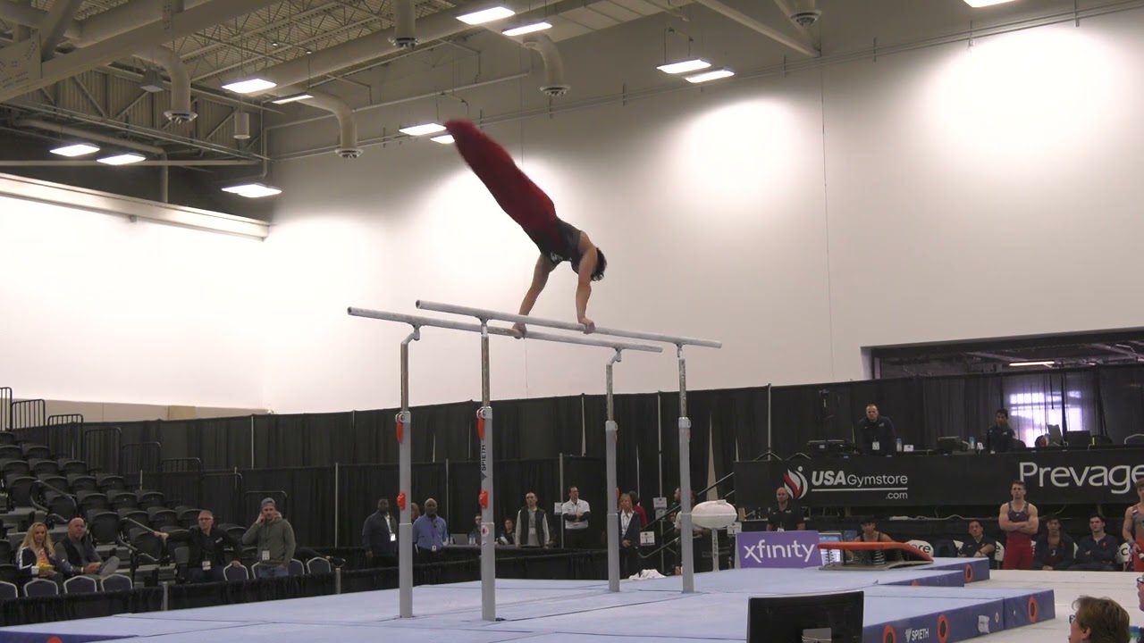 Yul Moldauer -  Parallel Bars  - 2024 Winter Cup -  Senior Men Day 1