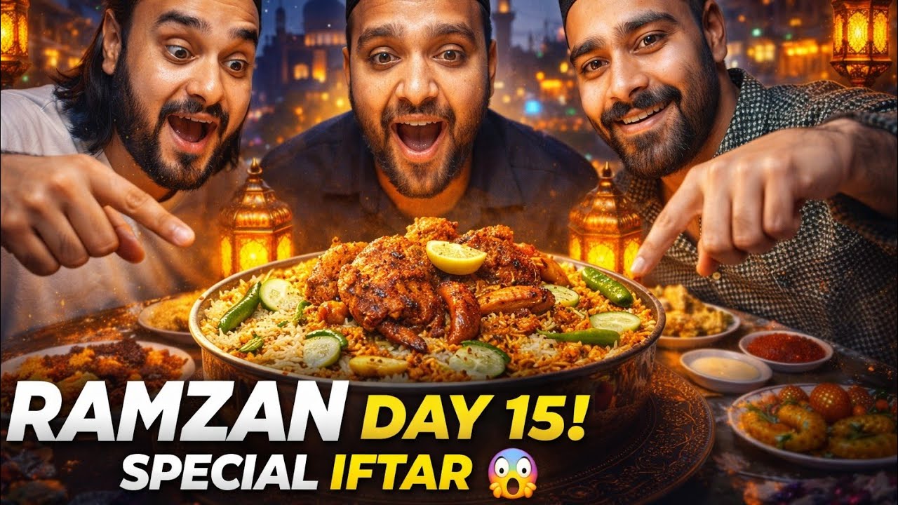 Ramzan Day 15 Vlog | Iftar Time With Friends 🍽️🌙 | Masti + Food