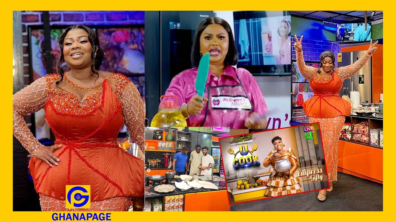 Empress Gifty starts her Cooking Show, Mocks Mcbrown & her Kitchen Show..Beef oo Beef