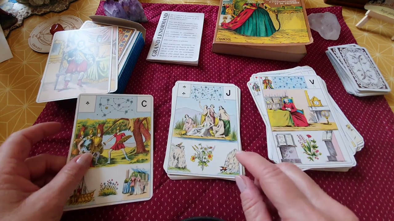 Présentation du Grand Jeu de Melle Lenormand... éditions Grimaud..😉