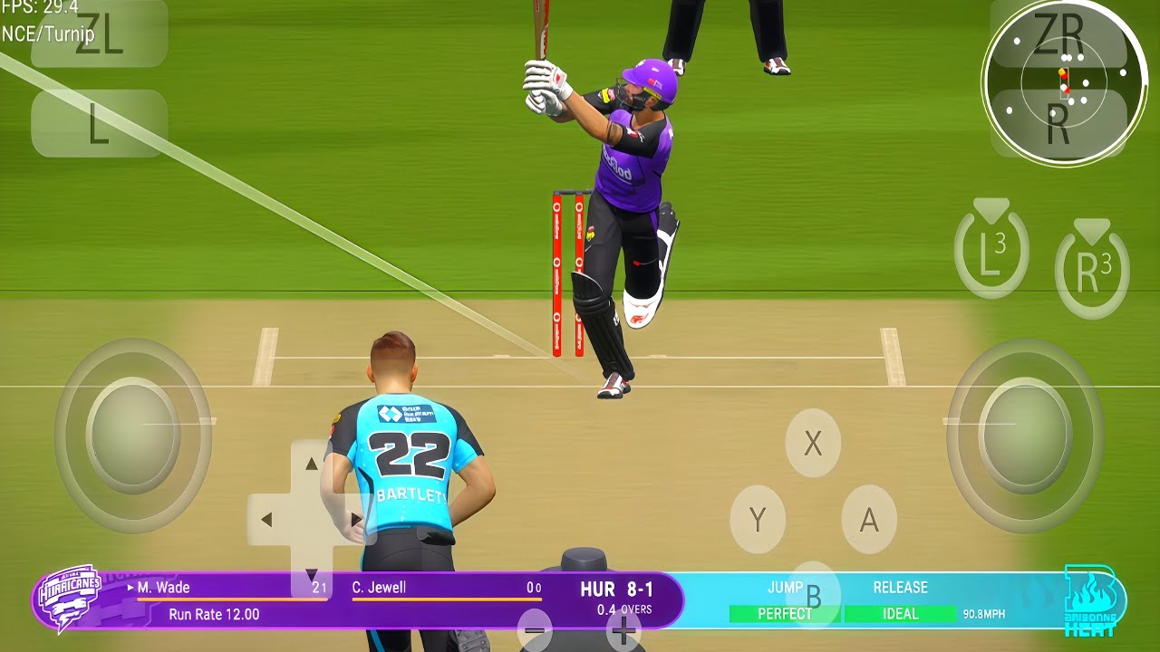 Как играть в Cricket 24 на Android. Cricket 24 на мобильном устройстве. Геймплей Cricket 24 на An...