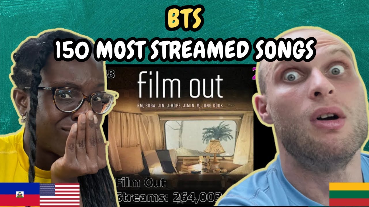 РЕАКЦИЯ НА 150 САМЫХ СЛУШАЕМЫХ ПЕСЕН BTS НА Spotify В НОЯБРЕ 2024 Г. | ПЕРВЫЙ ПРОСМОТР