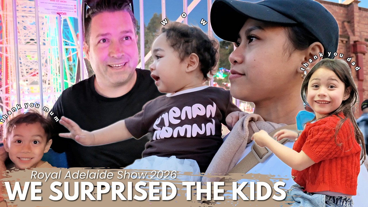 МЫ УДИВИЛИ ДЕТЕЙ! ВПЕРВЫЕ НА ROYAL ADELAIDE SHOW! ❤️ | rhazevlogs