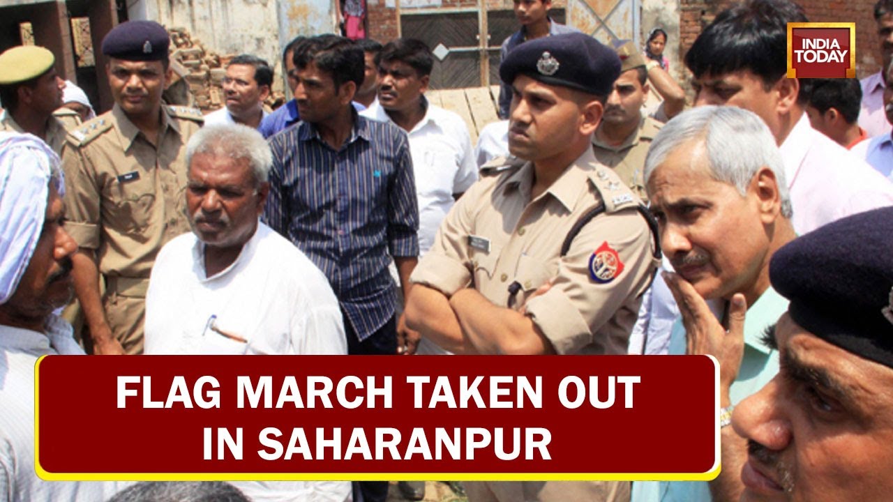 Prophet Remarks Row: Flag March Taken Out In Saharanpur, Police On High Alert | Breaking News