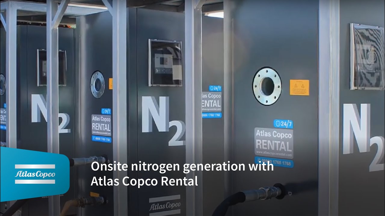 Onsite nitrogen generation with Atlas Copco Rental