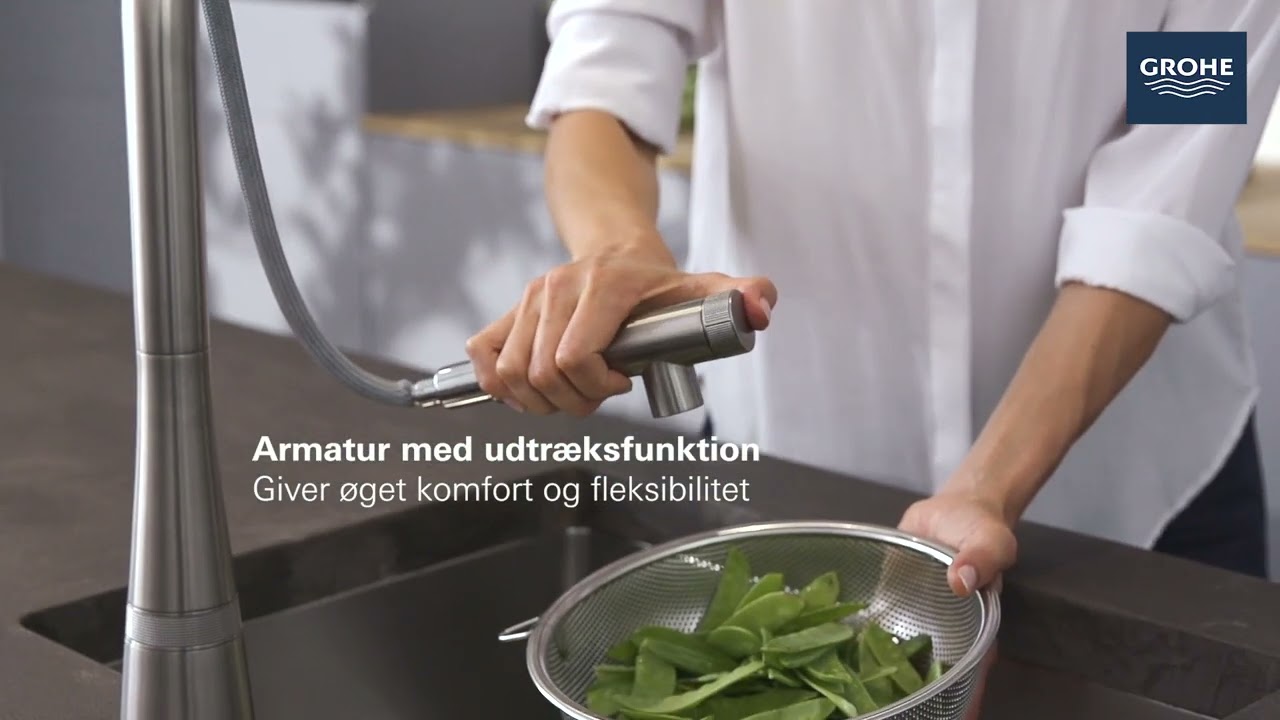 Grohe Minta SmartControl køkkenarmatur: Se fordelene