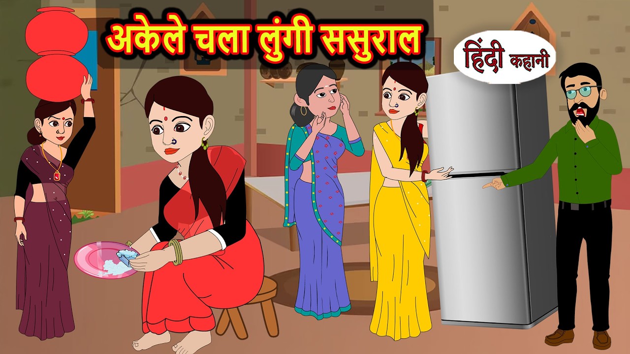 अकेले चला लुंगी ससुराल Bedtime Stories | Moral Story | Kahani | Stories in Hindi | Storytime | Funny