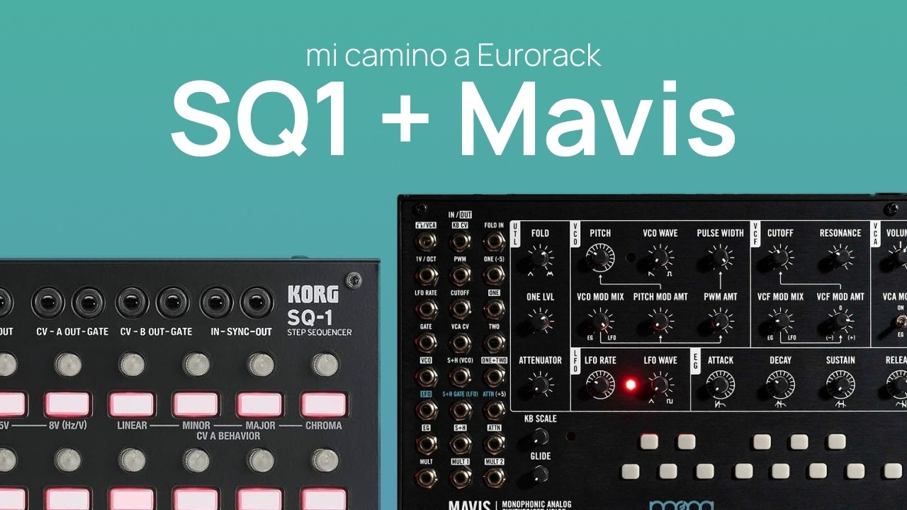 Cómo usar el KORG SQ1 con el MOOG Mavis: mi primer paso hacia la síntesis Eurorack