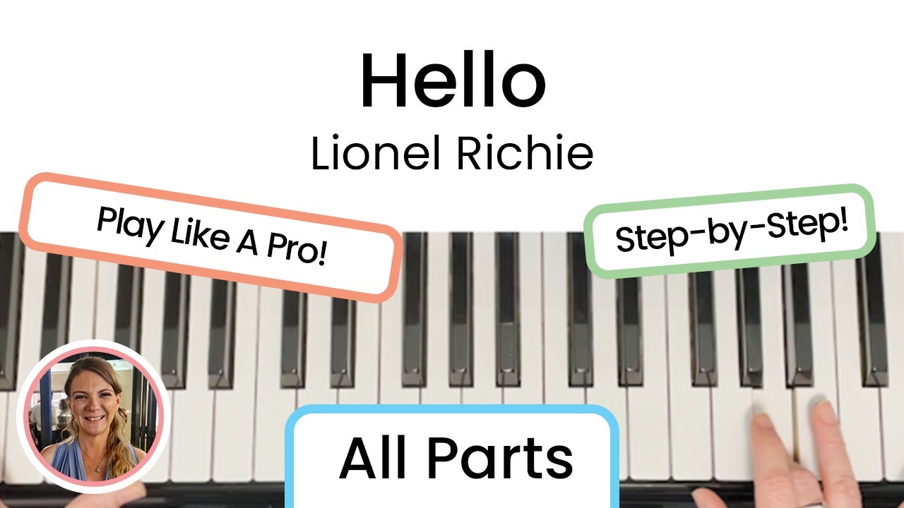 How to play Hello - Lionel Richie | EASY Piano Tutorial!!