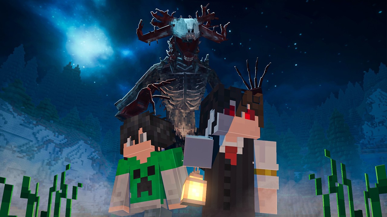 Esse é o mod de TERROR mais DESESPERADOR do Minecraft... Antlers of Hunger
