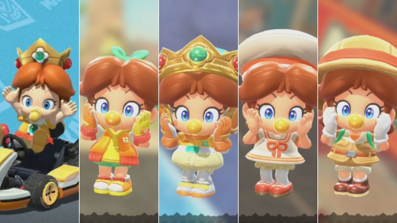 Mario Kart Switch Series // All Baby Daisy Characters
