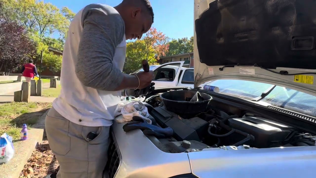 Cambiando el aceite de motor a un Volvo s40 una travesía 🇺🇸🚗