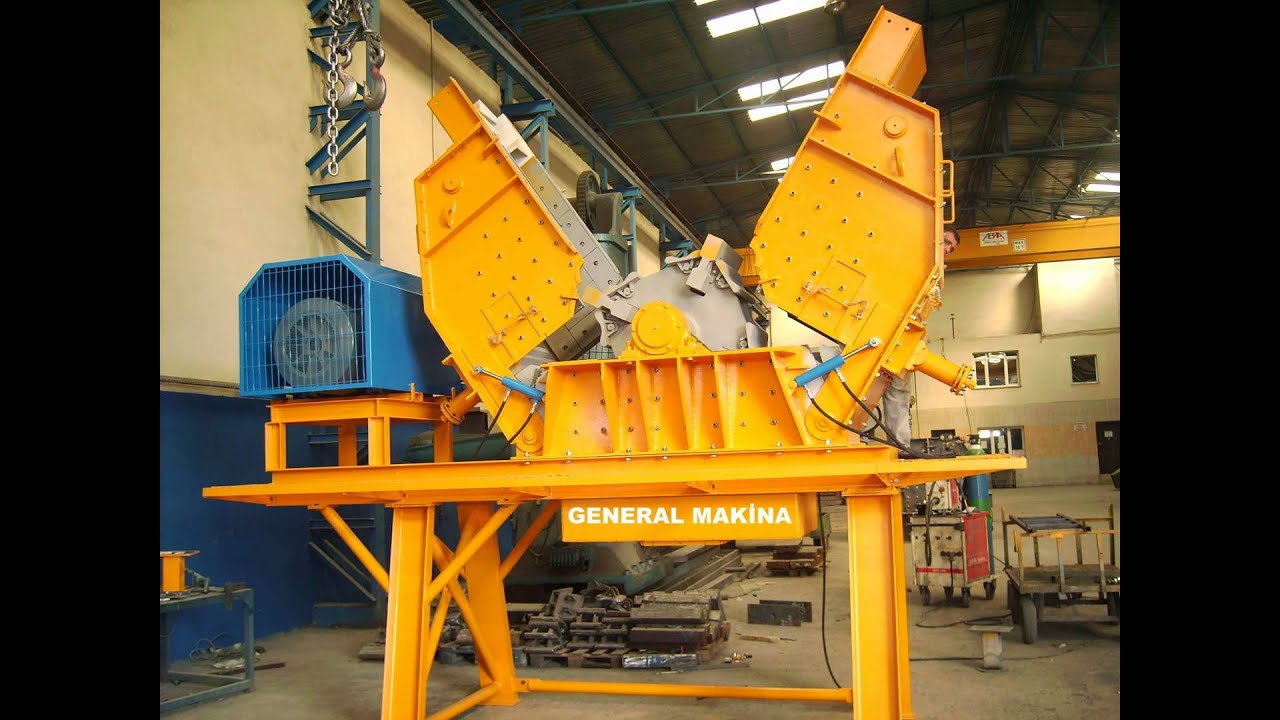 Y&uuml;ksek kapasiteli 650lik tersiyer kırıcı - GENERAL MAKİNA