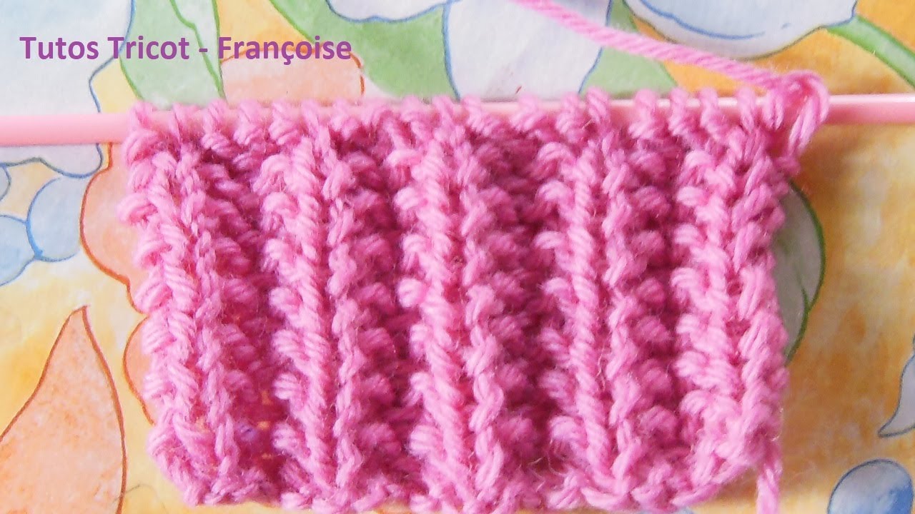 Tuto Tricot Fausses Côtes Anglaises très facile à réaliser | Mailles endroit & mailles envers