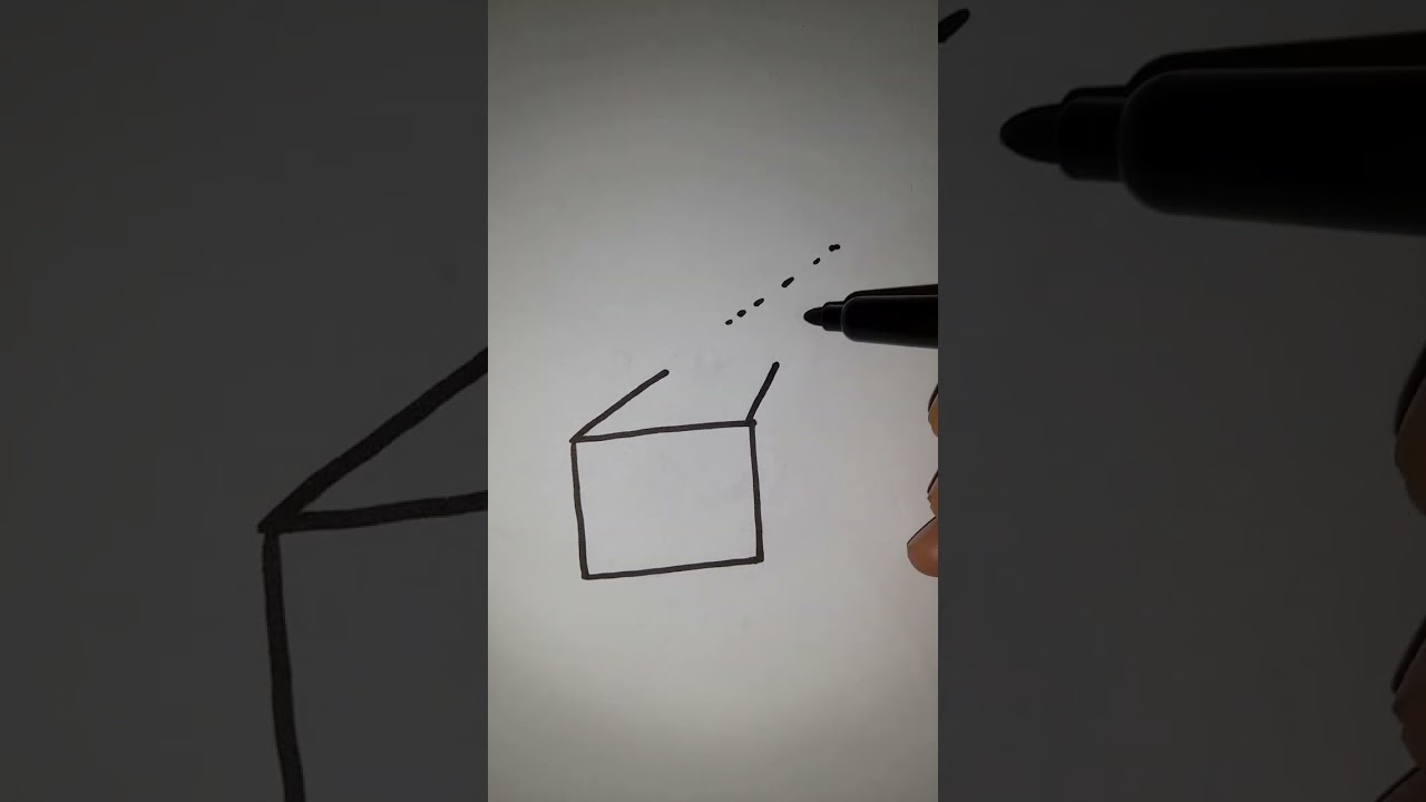 Como desenhar um Cubo em perspectiva