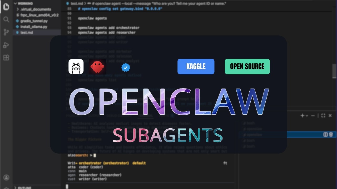 OpenClaw Multi-Agent + Ollama: 10X Productivity with SubAgent Team