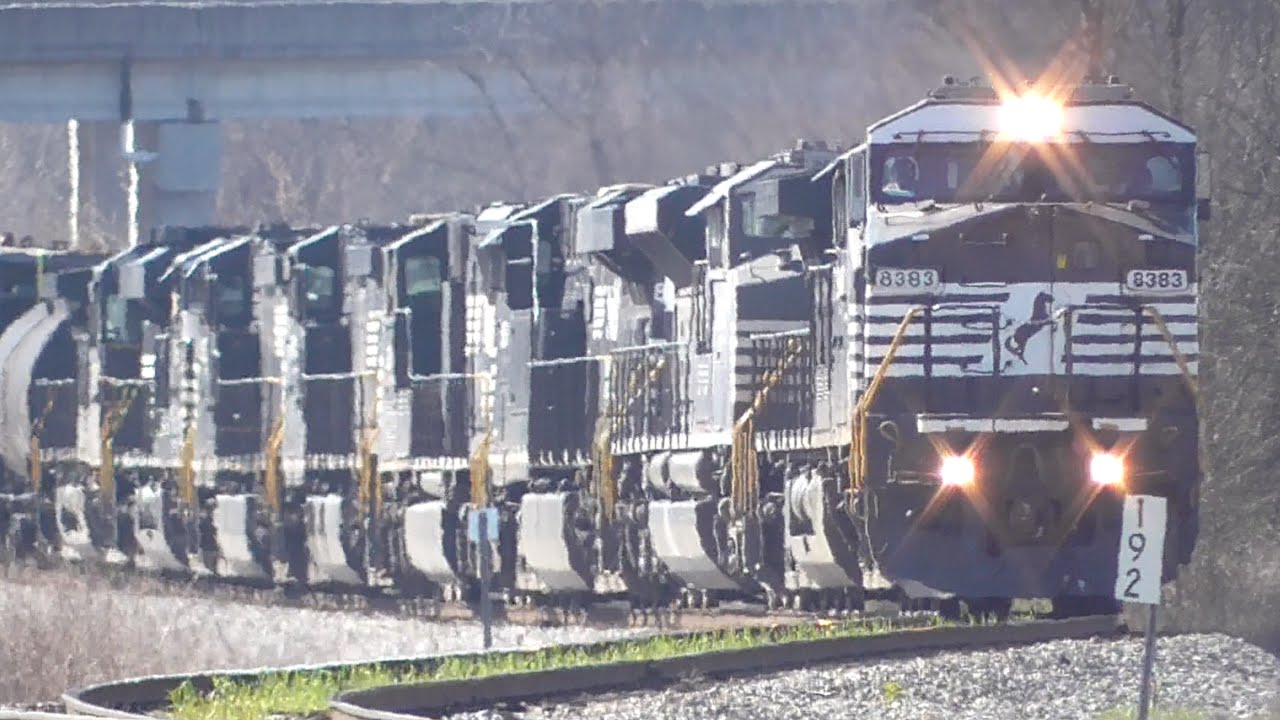 [2D] Norfolk Southern Trains in the Heart of Georgia, Part 2/3, Macon GA, 03/05/2016 ©mbmars01