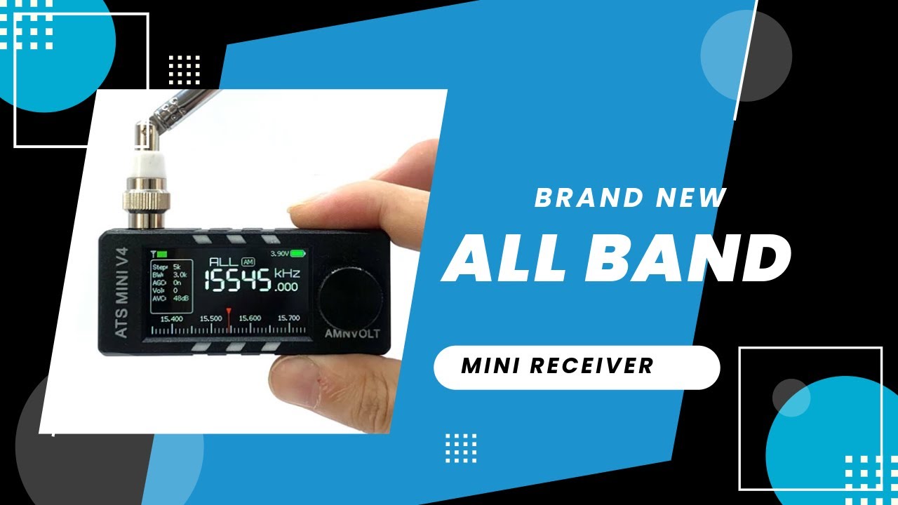 Распаковка маленького и мощного радиоприемника ATS Mini V4